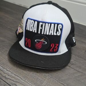 NBA Finals 2023 Black and White Cap
